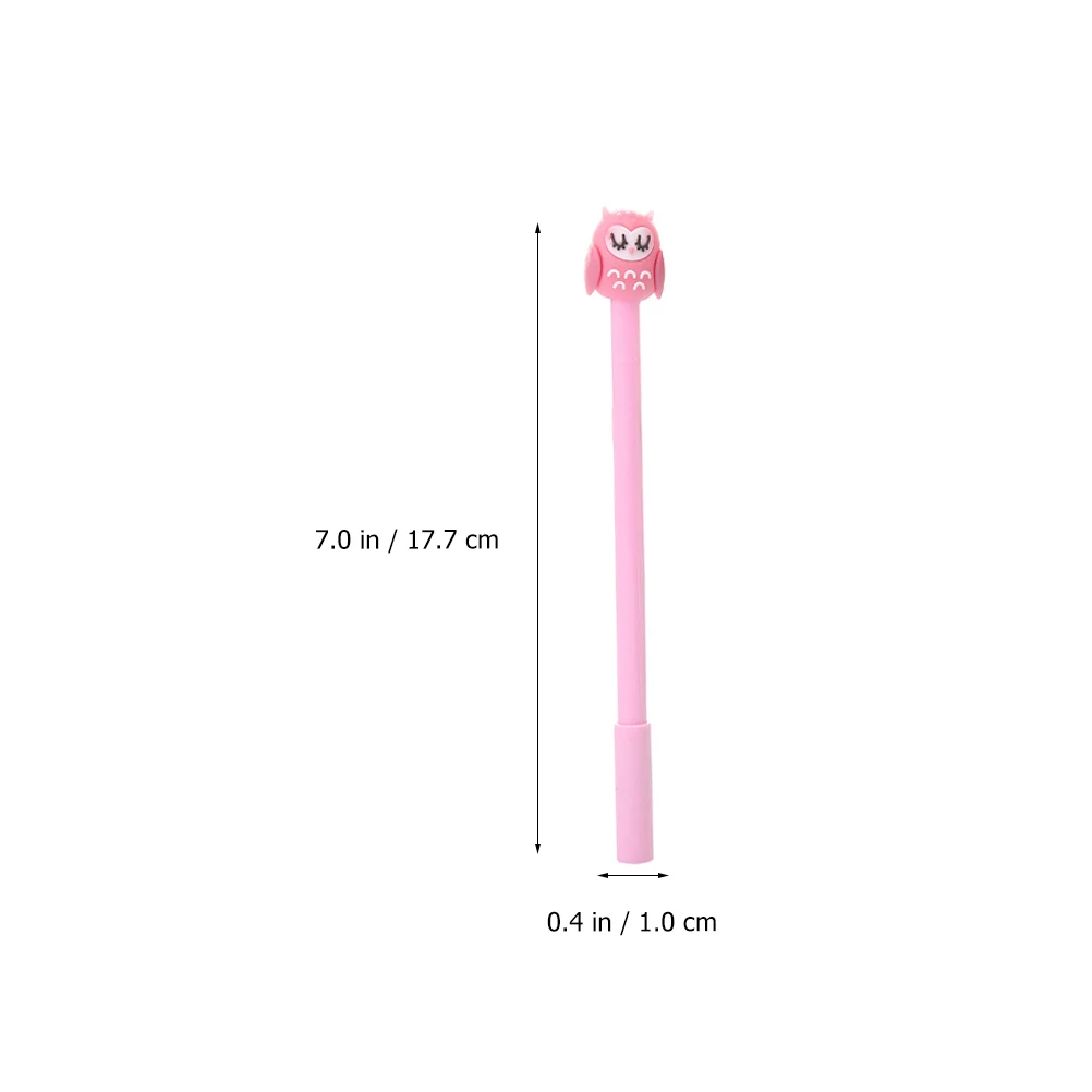 

12 Pcs Owl Neutral Pen Silicone Pens Cartoon Roller Marker Office School Stationery Markers Head Writing Student