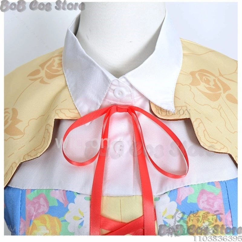 Kiriya Aoi Anime Aikatsu！Cosplay Kawai Japanese Idol Flower Dress Lolita Lovely Girl Uniform Wig Girl Woman Comic Con Customized