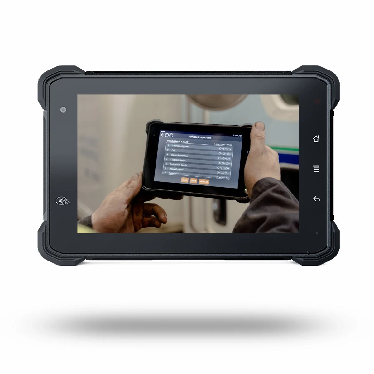 VT-7A 7 Inch Rugged Android 12 IP67 Built-in WIFI, BT5.0, 4G LTE, GNSS Sunlight Readable Industrial Tablet PC With NFC