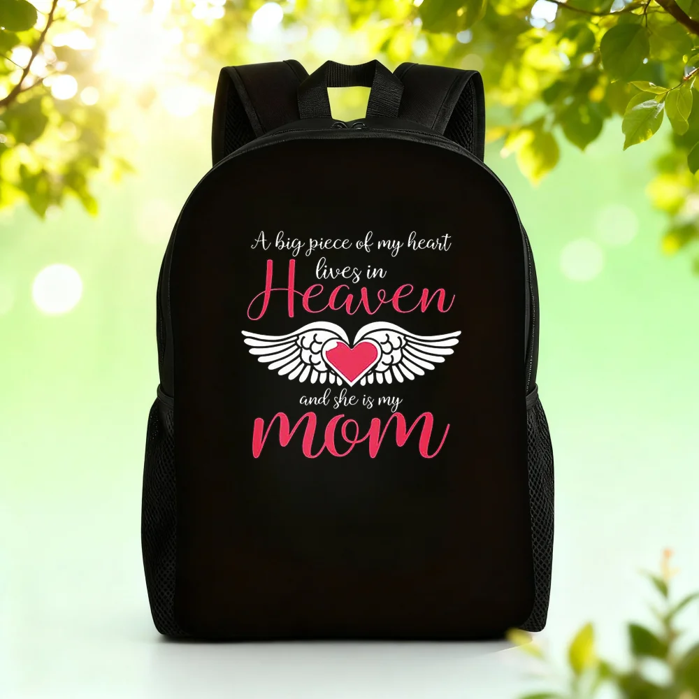 

Ladies College Backpack: The most important part of my heart resides in paradise, and that is my mother. A spacious photography