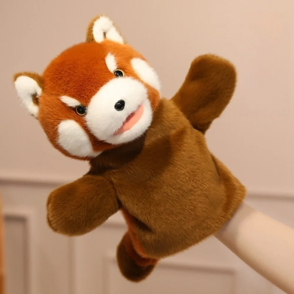 

Soft Stuffed Toy Animal Hand Puppet Kawaii Dolls Lion Elephant Monkey Storytelling Puppet Plush Animals Cute Animals