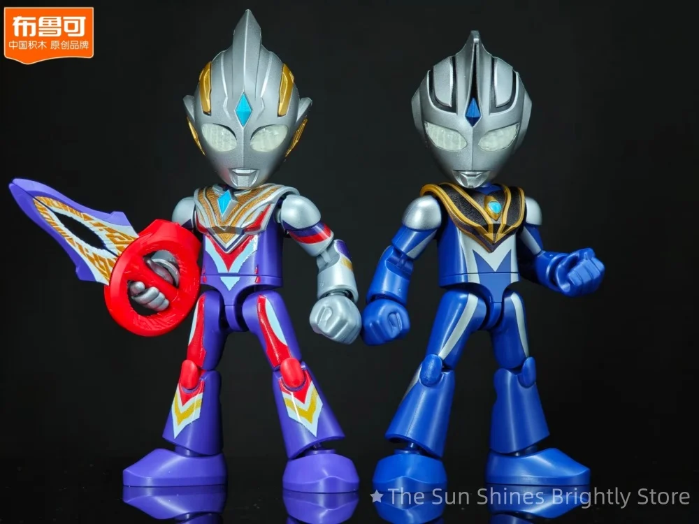 【منتج جديد 】 لعبة Blokees Block Man Ultraman Magical Edition، لعبة Tigasero Agurubleze المصنوعة يدويًا