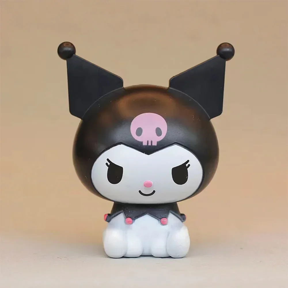 Hello Kitty Melodie Kuromi Sanrio Toys Cinnamoroll Anime Figuur Kawaii Cake Decoratieve Accessoires Schattige Kerst Kinderen Geschenken