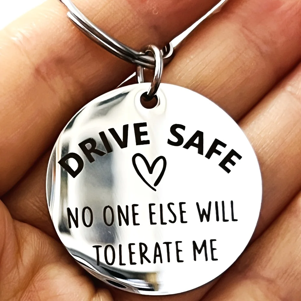 Drive Safe Keychain For Boyfriend Husband For Valentines Day Christmas Birthday, Gifts For Boyfriend Him