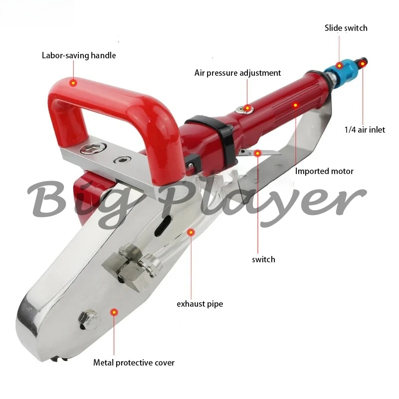 Strong Handheld Pneumatic Cleaner Stripper Machine For Carton Waste Paper Used in Carton Box Making Factory