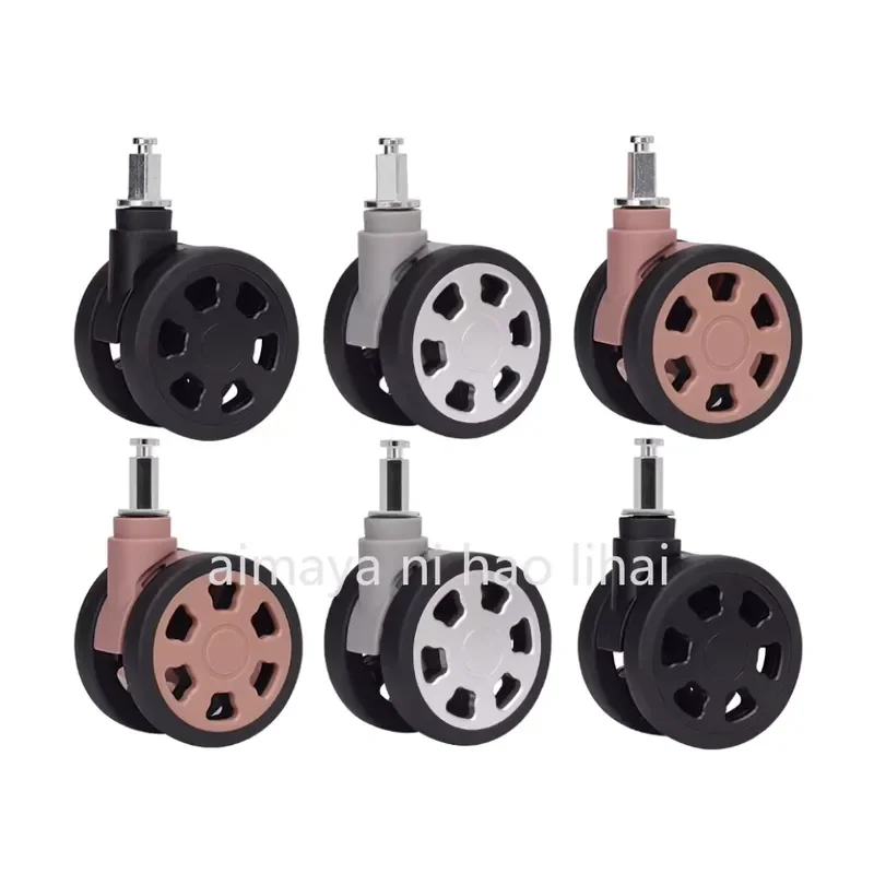 Universal Replacement Luggage Wheels Silent Spinner Repair Kit for Trolley Case Hexagonal Quadrangle Suitcase Accessories