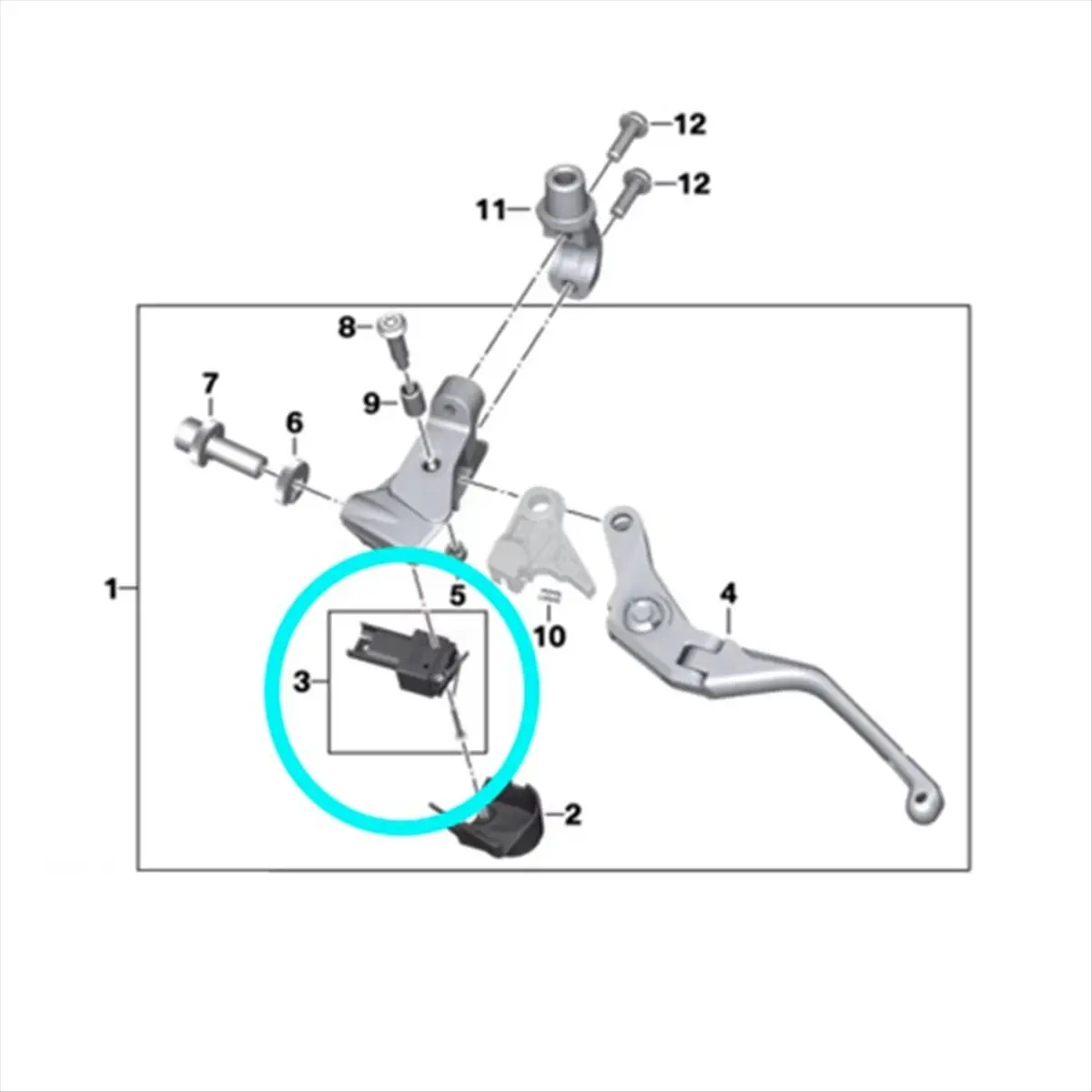 Super Sale Motorcycle Clutch Control Microswitch for BMW M1000RR M1000XR S1000R S1000RR F750GS F850GS F900R F900XR S1000XR