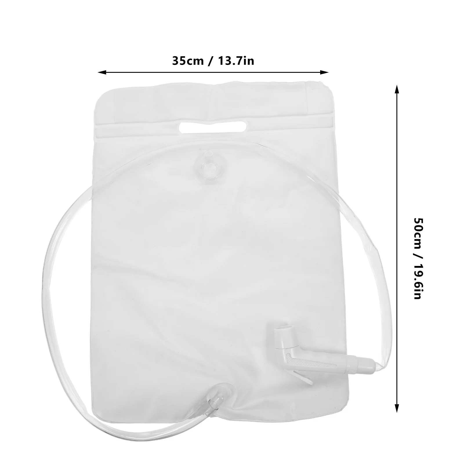 حقيبة استحمام محمولة للتخييم للاستحمام في الهواء الطلق مع رأس دش سعة كبيرة للمشي لمسافات طويلة والرحلات دش التخييم المحمول