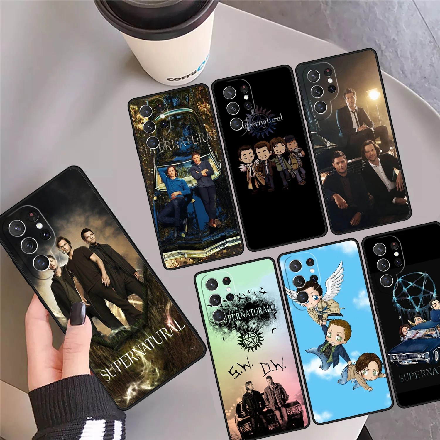 

limited edition supernatural family Phone Case Cover For Samsung Galaxy S24 S25 Ultra 23 S22 Plus S21 FE S20 Note 10 Pro 20