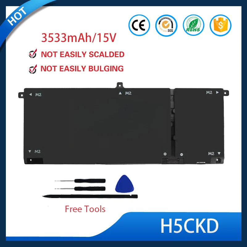 

Аккумулятор для ноутбуков Dell Inspiron 5406, 7405, 7306, 7506, 2-в-1, 5300, 5301, 5402, 5401, 5502, Latitude 3410, 3510, Vostro 5300, 5301 (H5CKD)