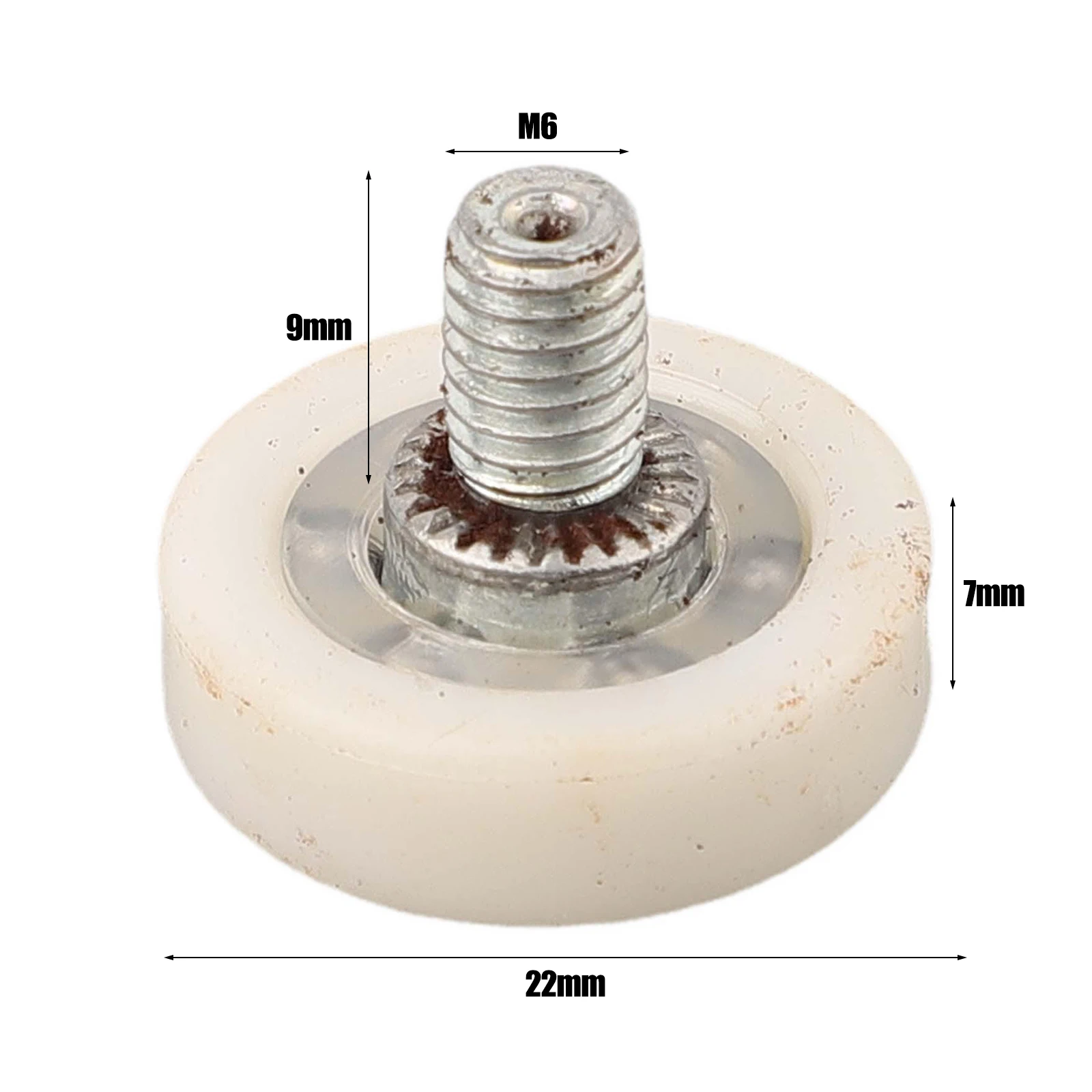 Drawer Locks Replacement Wheels Bearing Drawer Rollers 8Pcs Bearing Pulley Small Wheel Drawer Pulley With Screw