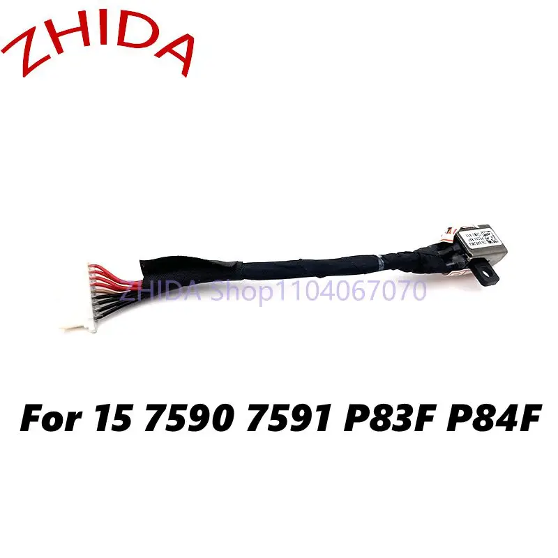 For DELL inspiron 15 7590 7591 P83F P84F Laptop DC Power Jack cable CN-048JWV 048JWV 48JWV