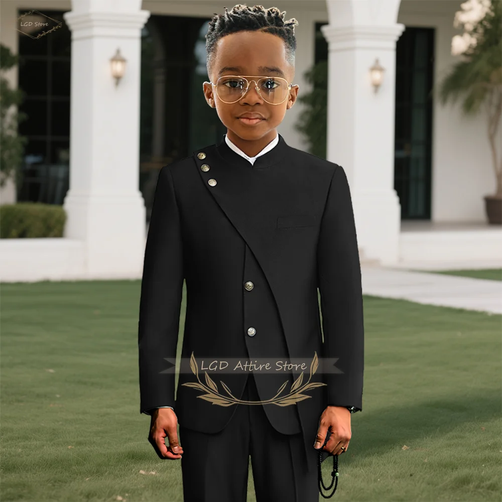 

Boys elegant suit 2 piece set, custom children's fashion design slim fit suit suit suitable for party ceremony
