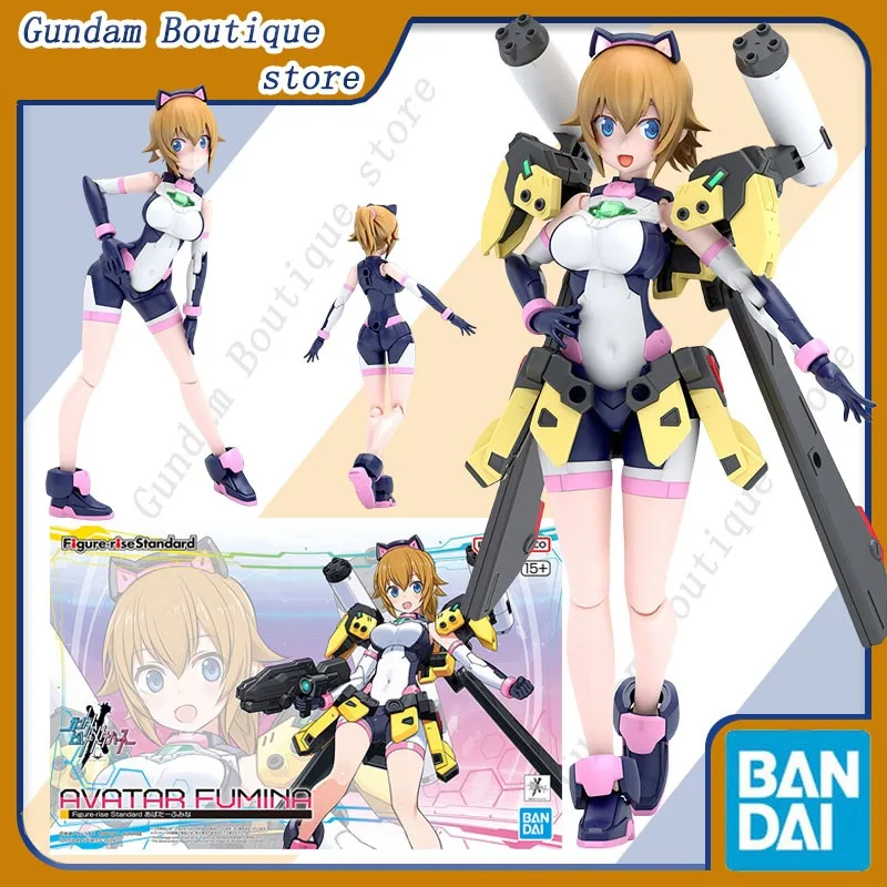 

Bandai Genuine AVATAR FUMINA FRS GUNDAM BUILD METAVERSE Anime Action Figure Robot Collectible Assembly Model Toys Ornaments Gift