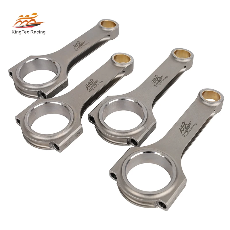 

KTC Racing 4340 Кованые шатуны H-образной балки для Audi VW EA888 2,0L TSI, шатун 144 мм x 23 мм с болтами ARP