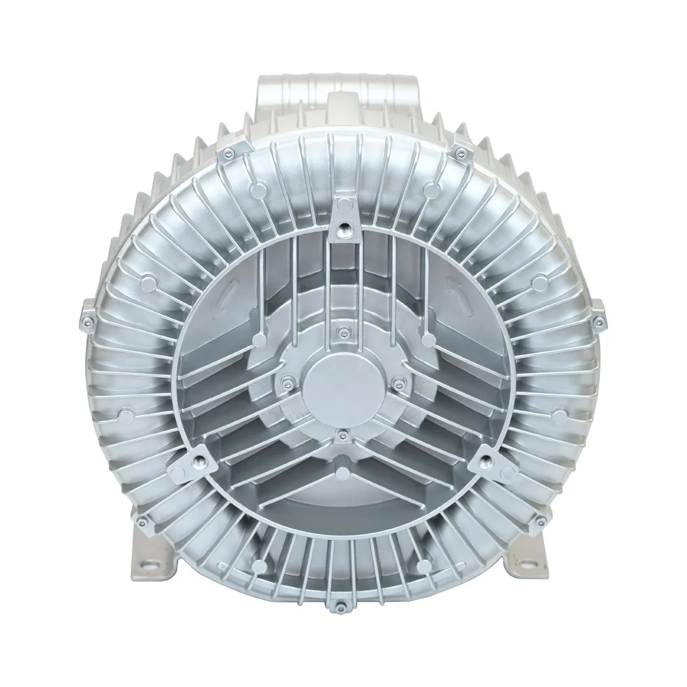3.0KW High Pressure Industrial Side Channel Blower Vacuum Regenerative Blower For Wastewater Treatment In Textile Industry