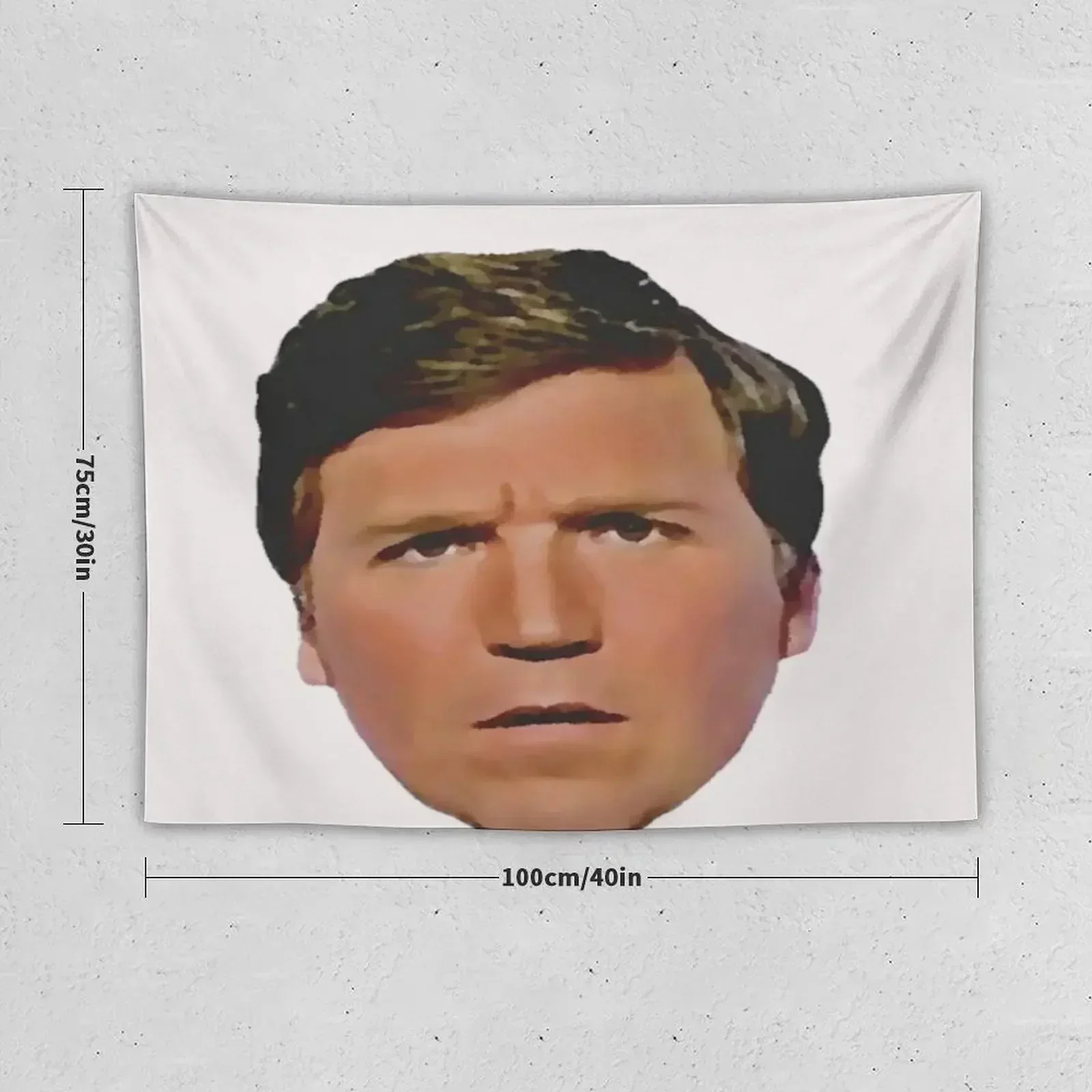 Tucker Carlson Nuke Incoming Tapestry Room Decorations Aesthetic Carpet Wall Decoration Wall Tapestry