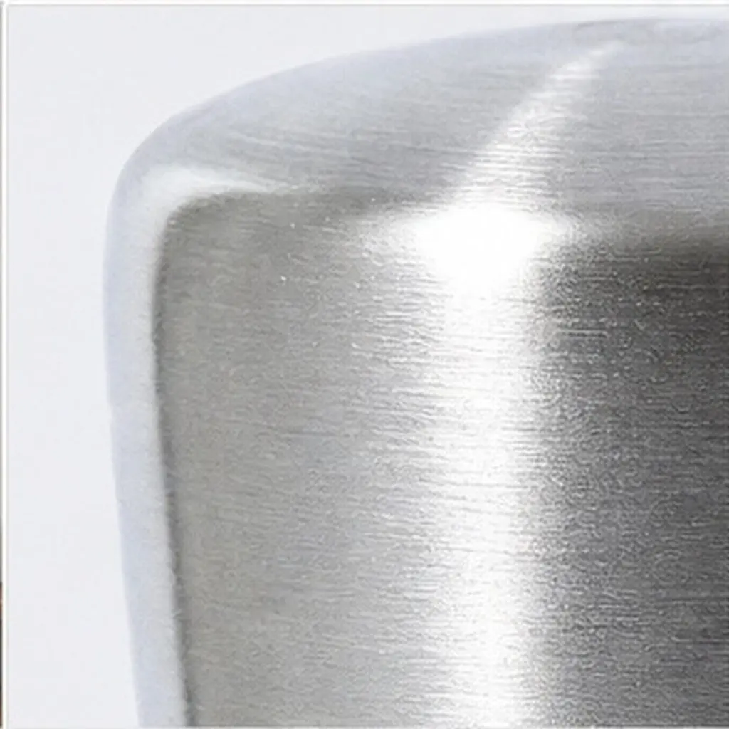 2Pcs Stainless Steel Handrail End Caps Brushed Round Tube for Stair Handrail Cover Stair Guardrail Hardware Accessories Easy