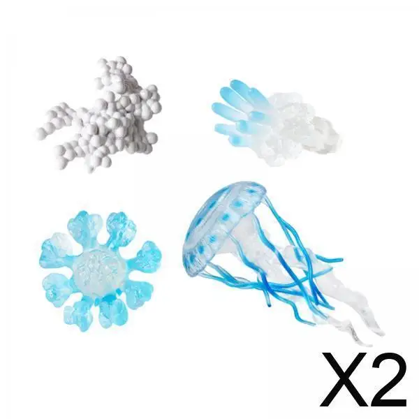 Kit giocattolo per adulti con polipo di uova di meduse Figure giocattolo di biologia Montessori per l'apprendimento cognitivo della prima infanzia