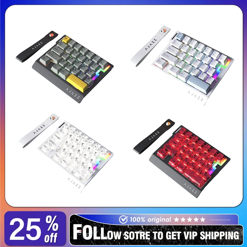 AJAZZ AK029 Magnetic Switch Mechanical Keyboard One-Handed Wired Compact Portable Design Left-Hand Keypad for FPS E-Sports Gamer