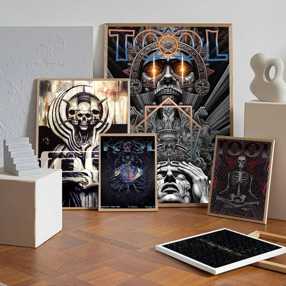 Tool Band Lollapalooza In Texas Classic Vintage Posters Decoracion Painting Wall Art White Kraft Paper Kawaii Room Decor