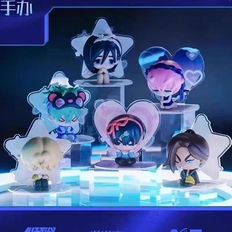 

6Pc/Lot Anime Alien Stage Till Ivan Luka MiZi Sua Hyuna Cosplay Cartoon PVC Garage Kits Figurine Handmade Model Desktop Ornament