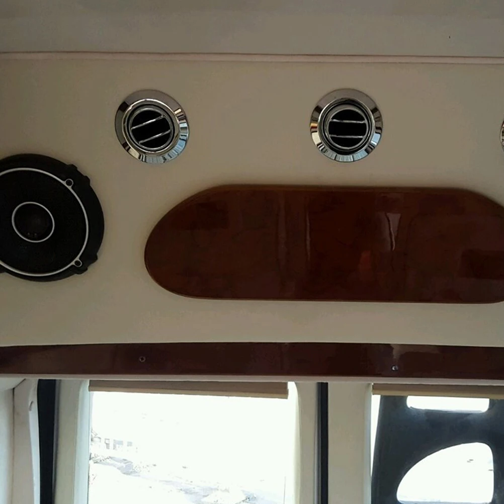 

2pcs ABS Air Conditioner Outlet for Bus Adjustable Air Vents RV Round Outlet Motorhomes Car Interior Decoration