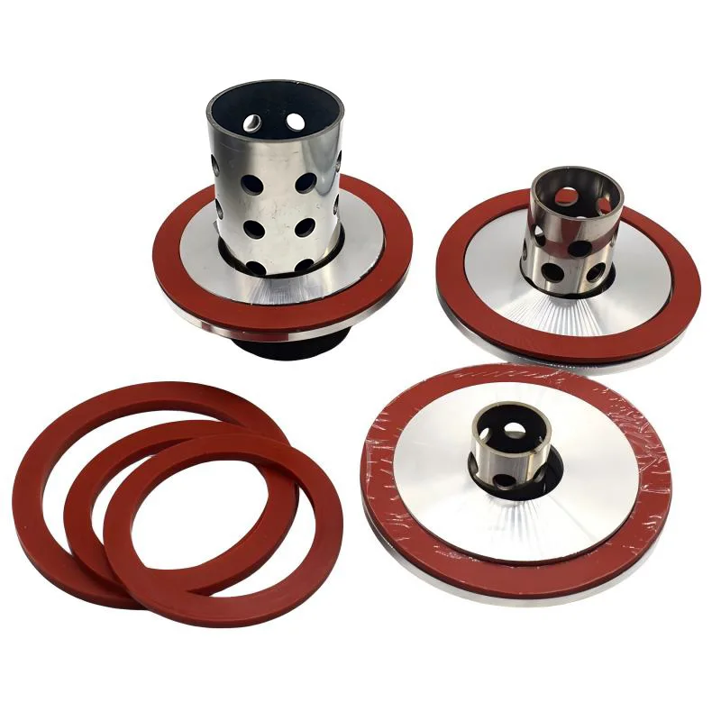 1.2in/1.5in/2in Small Flask Aluminum Adapter Size Adjustment Disc Rubber Gaskets for Jewelry Casting Machine