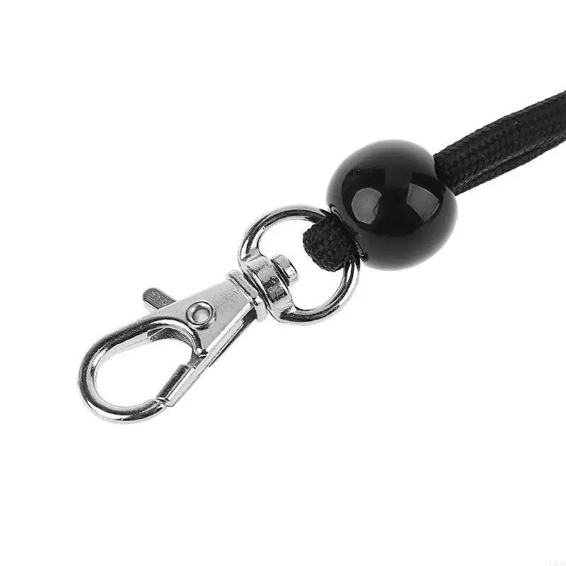 Black Paracord Adjustable Straps Anti Lost for Torch Camera Flashlights L43B
