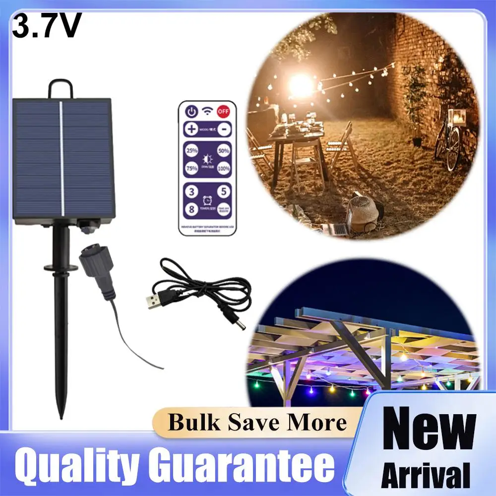 1-3Pcs Solar Panel Controller Battery Box LED String Lamp Panel Controller Garden Street Light for Party Wedding Holiday Decor