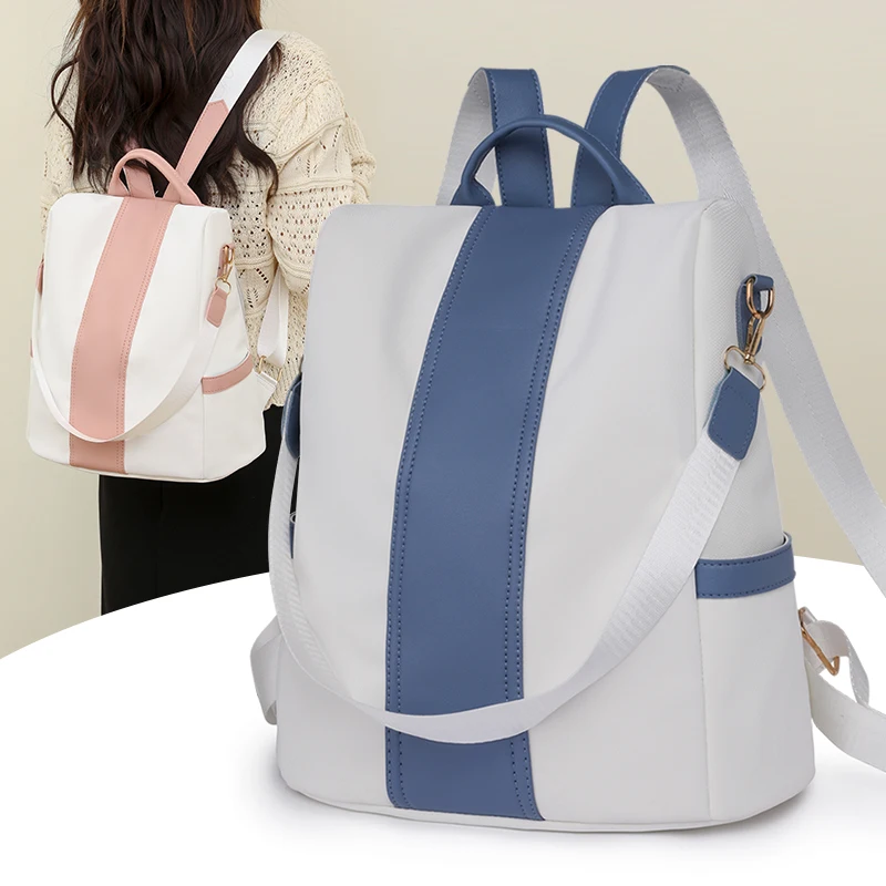 High Quality Waterproof Ladies Backpack Oxford Cloth Shoulder Bags For Women 2024 New Fashion School Bags For Girls Rucksack Sac