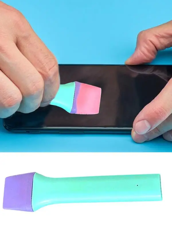 Pluma calefactora de película termostática, herramienta de curado de película de hidrogel, pluma suavizante de bordes DIY para pieles de teléfono móvil, protectores de cubierta trasera