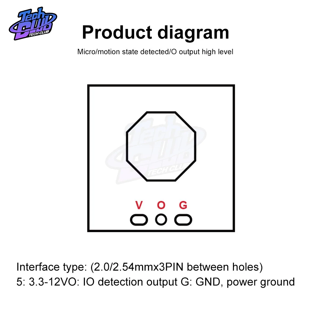 10G Intelligent Human Microwave Induction Radar Module 10.525GHZ Low Power Micro-motion Sensor Detector Sensor Swtich