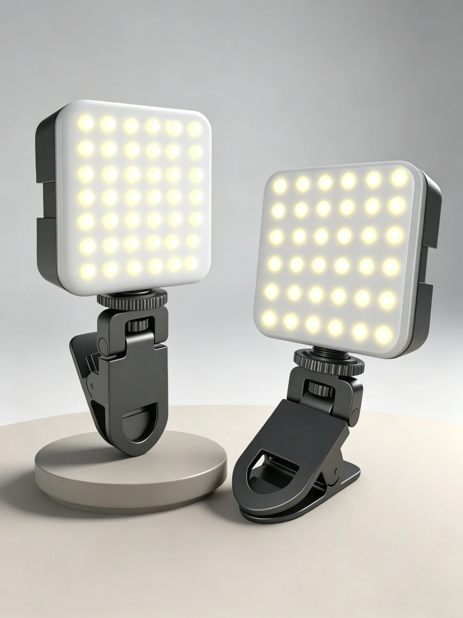 

LED Clip Light, Portable Photography Fill Light for Smartphone, Laptop, Ideal for Selfie, Live Stream, Zoom Meeting, Outdoor Sho