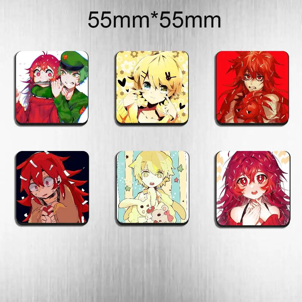 

Red Flaky Cuddles HTF BestSelling Refrigerator Magnetic Sticker Fridge Magnets Adhesive to Metal Surfaces Leaves No Residue