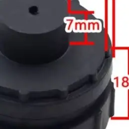 Rubber For Ring Bearing Bushing Gasket For Air Conditioner Indoor Hanger Fan Blower Wheel Seat Replacement Part Black 1PCS