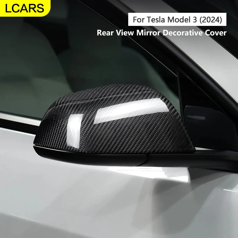 

LCARS-Tesla rearview mirror cover, suitable for Tesla Model 3, made of high-quality carbon fiber material, car exterior sticker