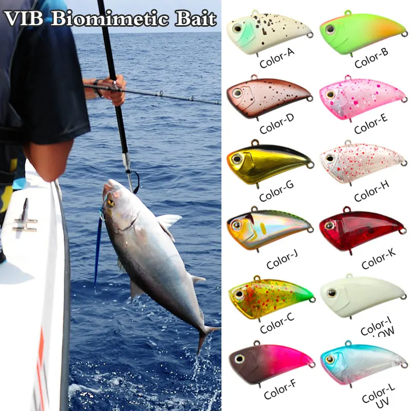 

Mini Vib Artificial Hard Baits Crankbait Vibration Sinking Fishing Lure 30/40Mm Outdoor Fishing Accessories Attract Fish