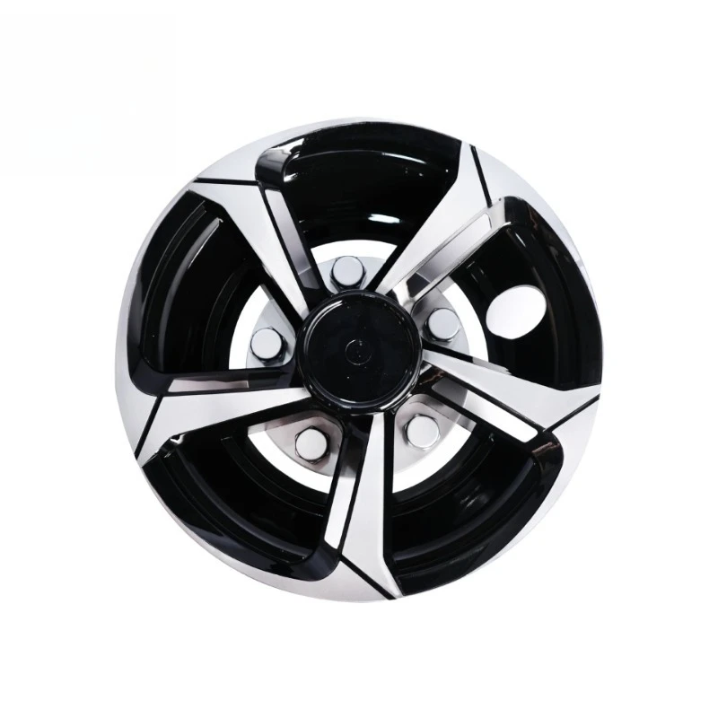 

8-Inch, universal hubcap, golf cart, four-piece set.