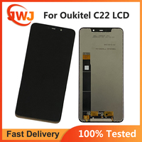 5.86 inch 100% original OUKITEL C22 LCD Display Touch Screen For OUKITEL C22 LCD Screen Digitizer Assembly Replacement +Tools