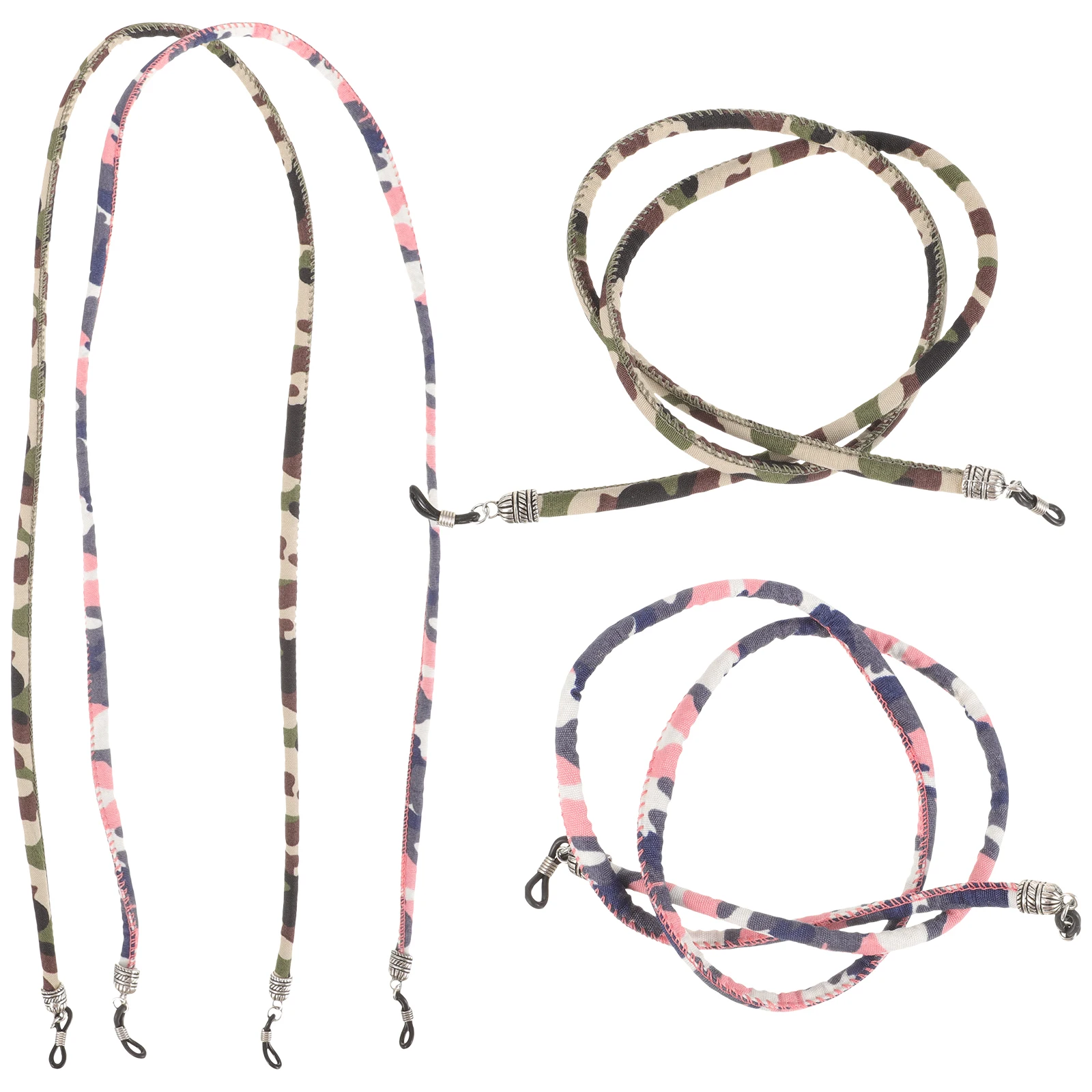 4pcs Eyeglass Holder Necklace Glasses Rope Around Neck Frame Accessories Anti Chains For Sports Activities