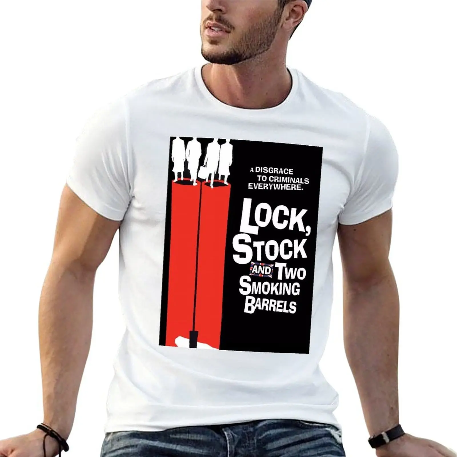 Lock, Stock and two smoking barrels T-Shirt t shirt for man man t shirts graphic t shirt men 100% cotton luxury brand T-shirt