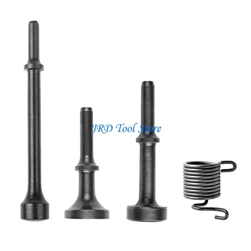 

A2UD 4 Pieces Durable Smoothing Pneumatic Hammer Drill Bit with Spring for Automotive