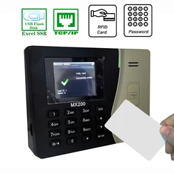 ZKTime 5.0 Tcp/Ip RFID 125khz Card Attendance System SSR Proximity Card Time Clock Employee Control Machine Electronic Device