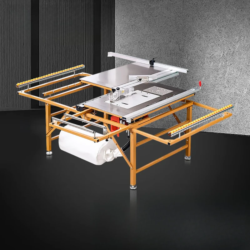 Dust-free mother-and-child saw multifunctional sliding and folding workbench saw, integrated home large board full set precision