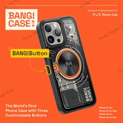 BANGCASE Intelligence Phone Case Custom Button Redefine Function Key MagSafe Suitable For Apple IPhone 15/16 Pro Max Series