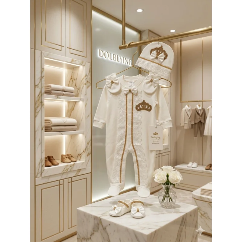set-morbido-per-il-benvenuto-a-casa-del-bambino-set-di-tutine-multi-pezzo-corona-decorata-e-accessori-coordinati-design-facile-da-indossare-e-togliere