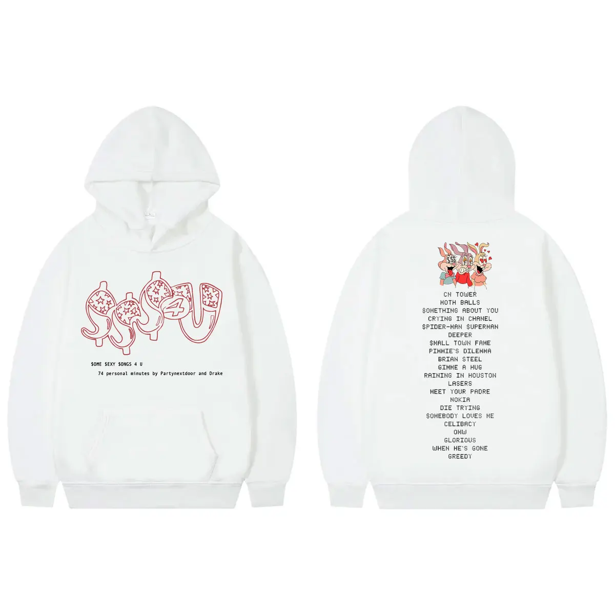 

Rapper PARTYNEXTDOOR & Drake Some Sexy Songs 4 U SSS4U Album Hoodies Men's Women's Clothing Hip Hop Fashion Hooded Sweatshirts