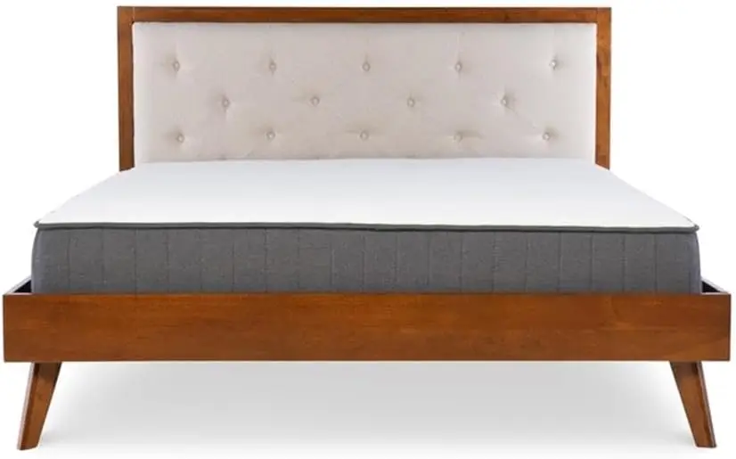 Moore Platform Wood Queen Bed In Brown