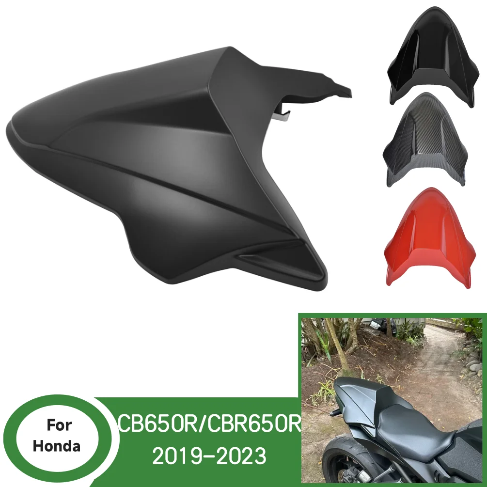 

CB650R CBR650R Seat Cover Fairing Cowl For Honda CB CBR 650R 2021 2022 2023 Motorcycle Rear Passenger Pillion Accessories